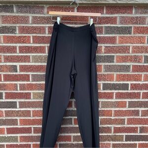 Notations Black High Rise Straight Fit Easy Fit Dress Pants Trousers Pants